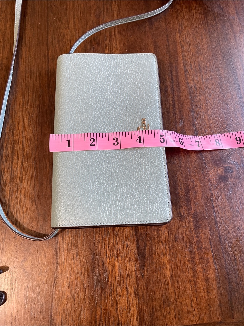 COACH Hayden Pebbled Leather Crossbody Bag in Light Blue - Picture 10 of 10